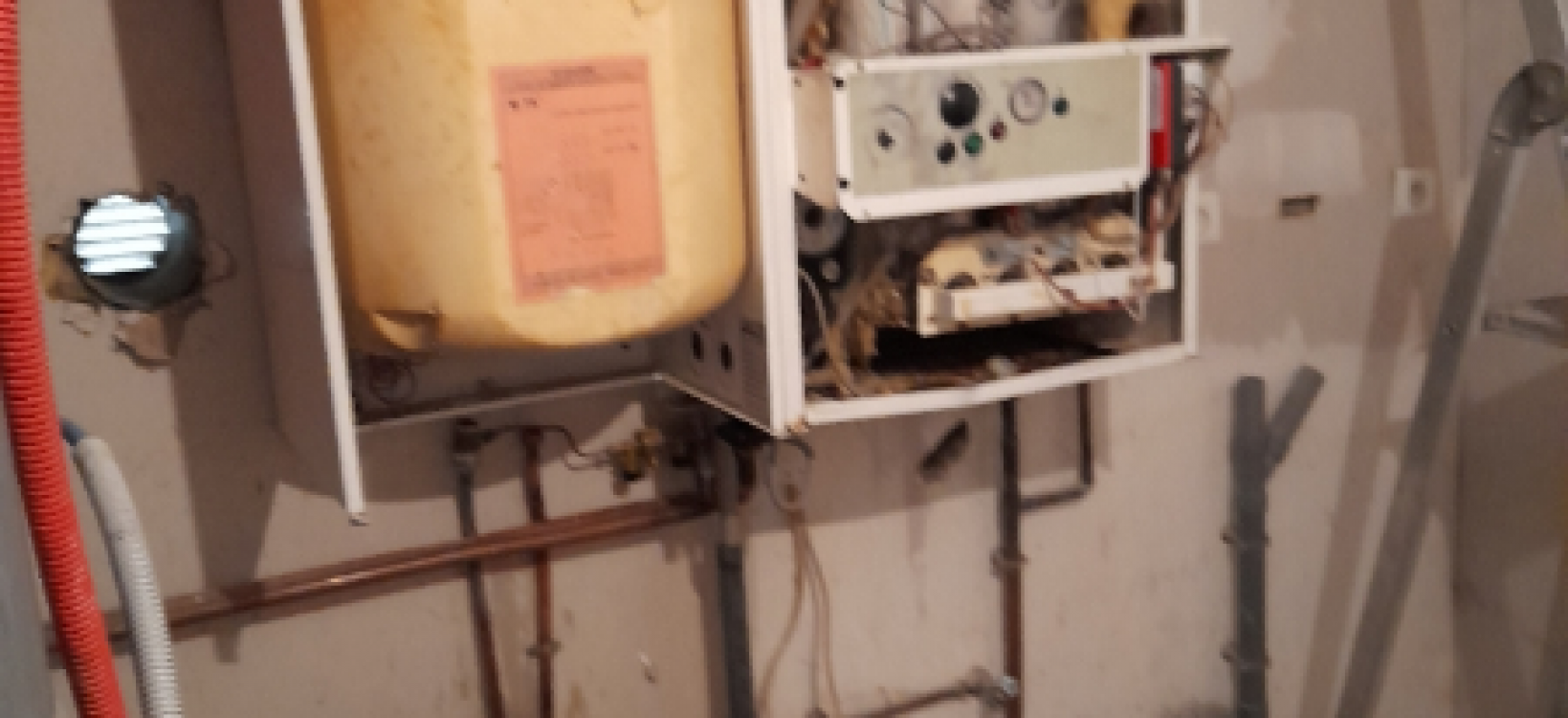 Mise en place d'une chaudière gaz à condensation