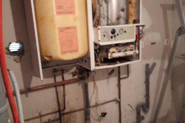Mise en place d'une chaudière gaz à condensation